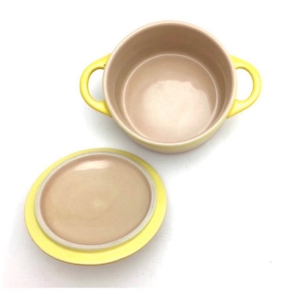 Le Creuset 8oz Round Mini Cocotte Soleil in Yellow - Picture 5 of 10